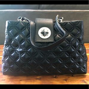 Elena Astor Court Quilted Leather Tote